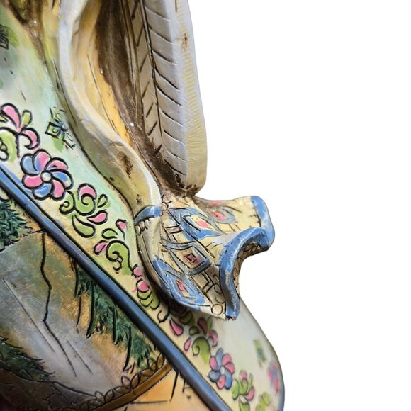 Psalm 36 Angel Figurine Woodland Scene Collectible Decor AS IS 9 Inch - Picture 12 of 16